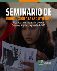 SEMINARIO DE INTRODUCCIÓN A LA ARQUITECTURA